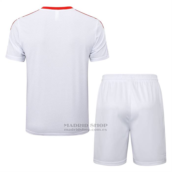 Chandal del Bayern Munich 125 Aniversario Manga Corta 2025-2026 Blanco - Pantalon Corto